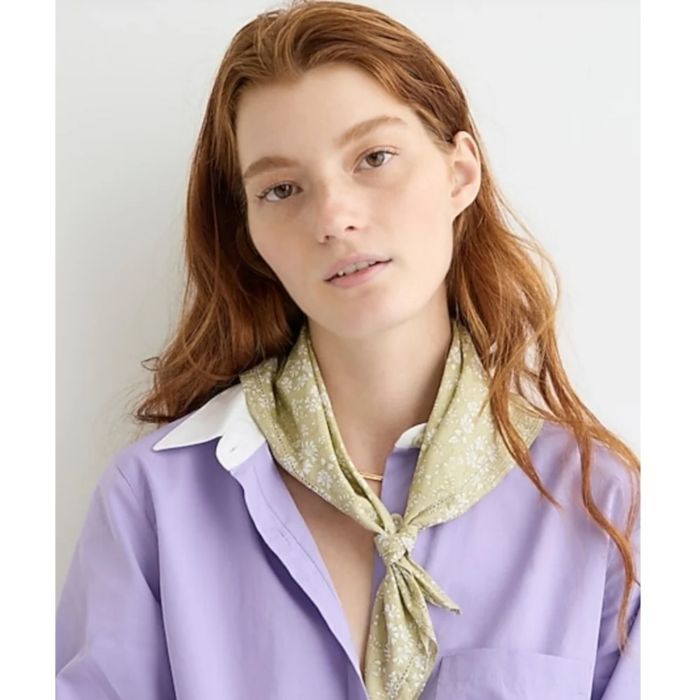 14. J.Crew Square scarf in Liberty® print